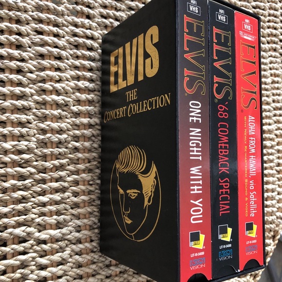 Elvis Presley concerts - set of 3 VHS - Picture 5 of 5